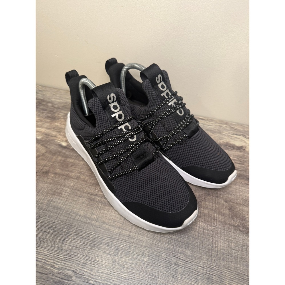 Adidas Lite Racer Adapt 5.0 Black White Slip On Sneakers HP6184 Womens 6